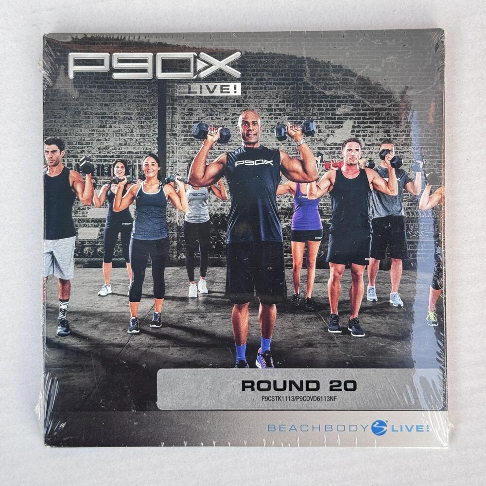 P90X LIVE Round 20 Workout DVD Beachbody Exercise Fitness Brand New‎ Sealed 2016
